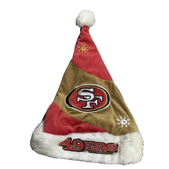 Nfl Sf 49ers Santa Hat | Poshmark